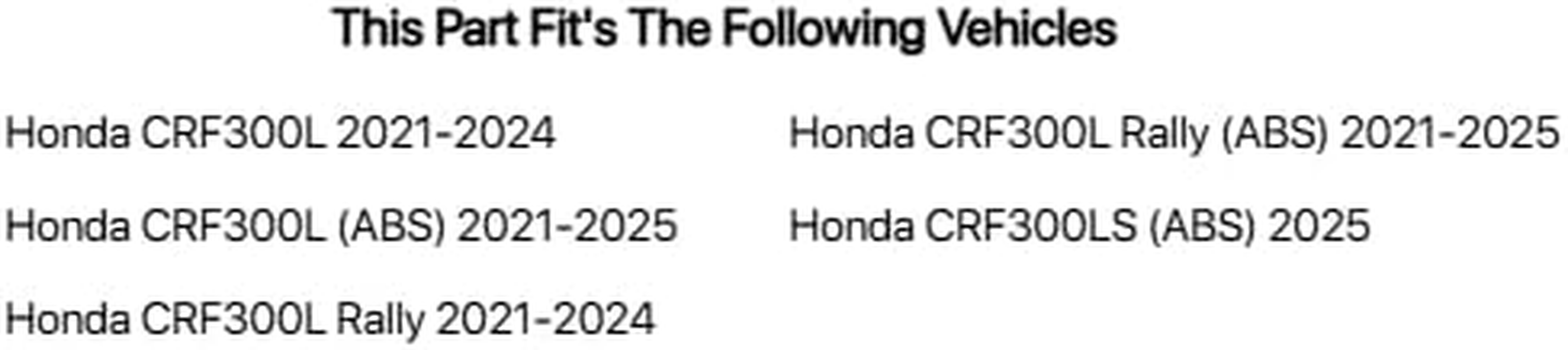 Tusk Billet Side Stand Foot Black Compatible with Honda CRF300L 2021-2024 image number 1
