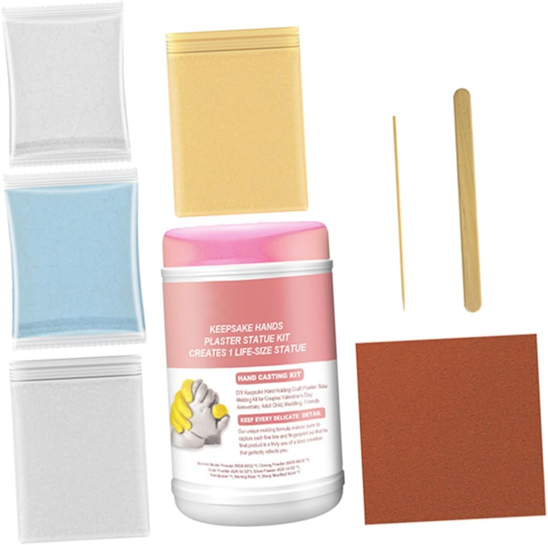 COHEALI Hand Casting Kit for Couples Family Hand Molding Kit for Home Decor and Keepsake image number 3
