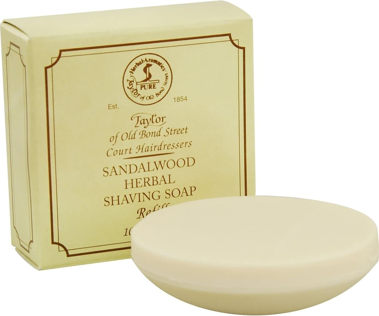 Taylor of Old Bond Sandalwood Herbal Shaving Soap Refill - 100G image number 2