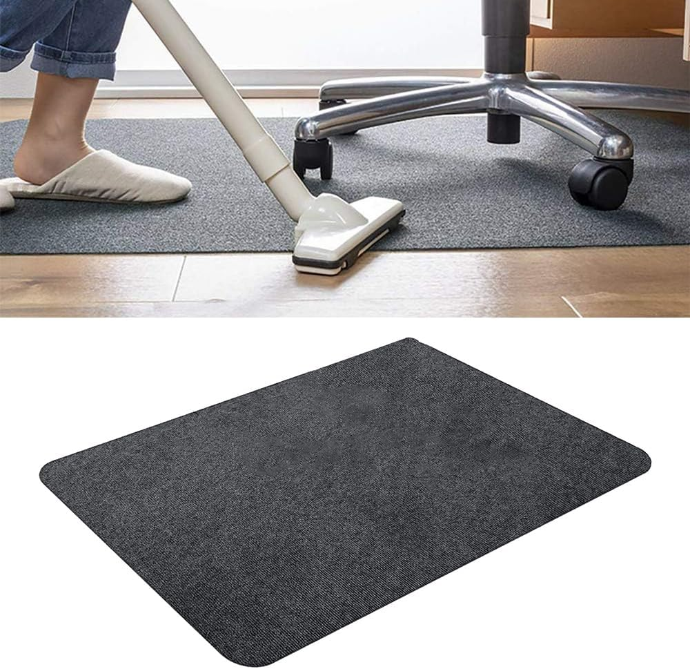 Desk Chair Mat,Computer Gaming Chair Place,Non Slip Floor Doily,Floor Protector Pad,Rectangular Chair Mat,Thick Large Floor Cover,Office Chair Hearthrug,For Office,Home image number 6