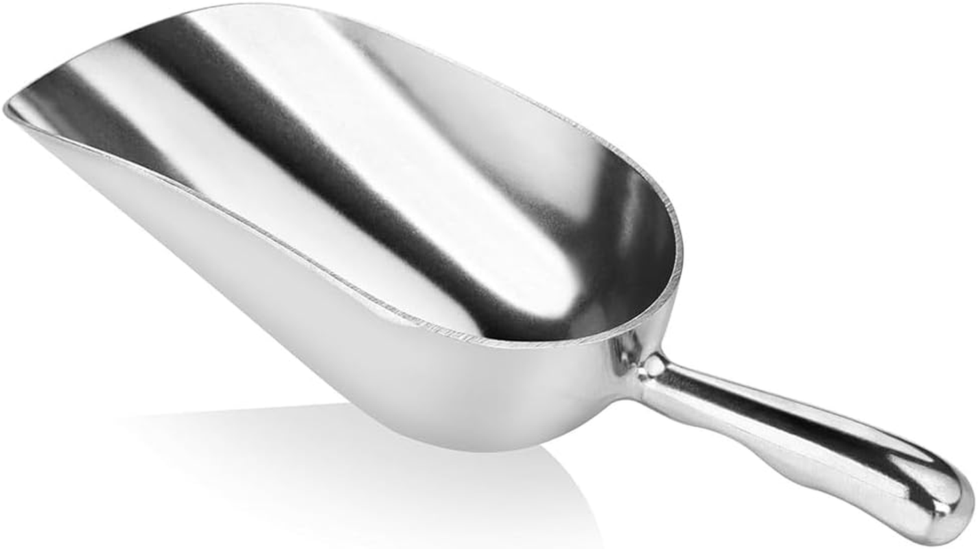 AIMALL Cast Aluminum Utility Scoop for Ice, Flour, and Rice - Sturdy and Durable Ice Scoop Available in Four Sizes: 1.97", 2.95", 3.94", and 4.92" image number 6