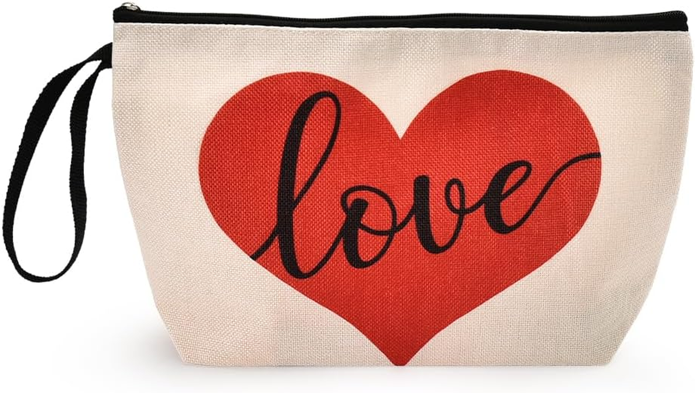 Travel Makeup Bag Cosmetic Bags for Women Girls Valentines Day Gifts for Wife Fiance Anniversary Birthday Gifts for Girlfriend Best Friends Makeup Cosmetic Bag Travel Accessories