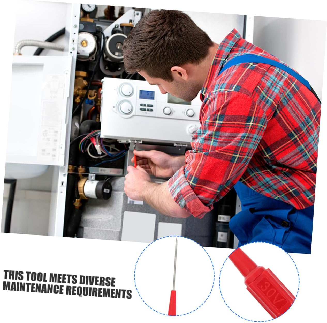 BELLIFFY Multimeter Tester Wire Piercing Probe Pin Insulated Non-Destructive Automotive Electrical Testing Tools for Accurate Circuit Diagnosis Car Repair DIY Use