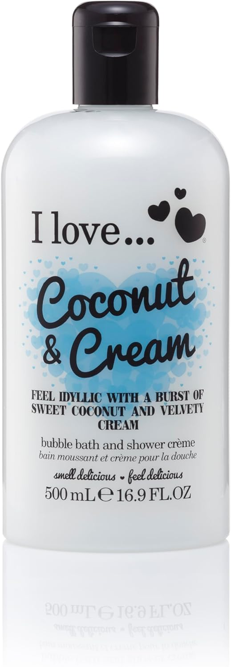 I Love... Raspberry and Blackberry Bubble Bath and Shower Creme 500Ml image number 1