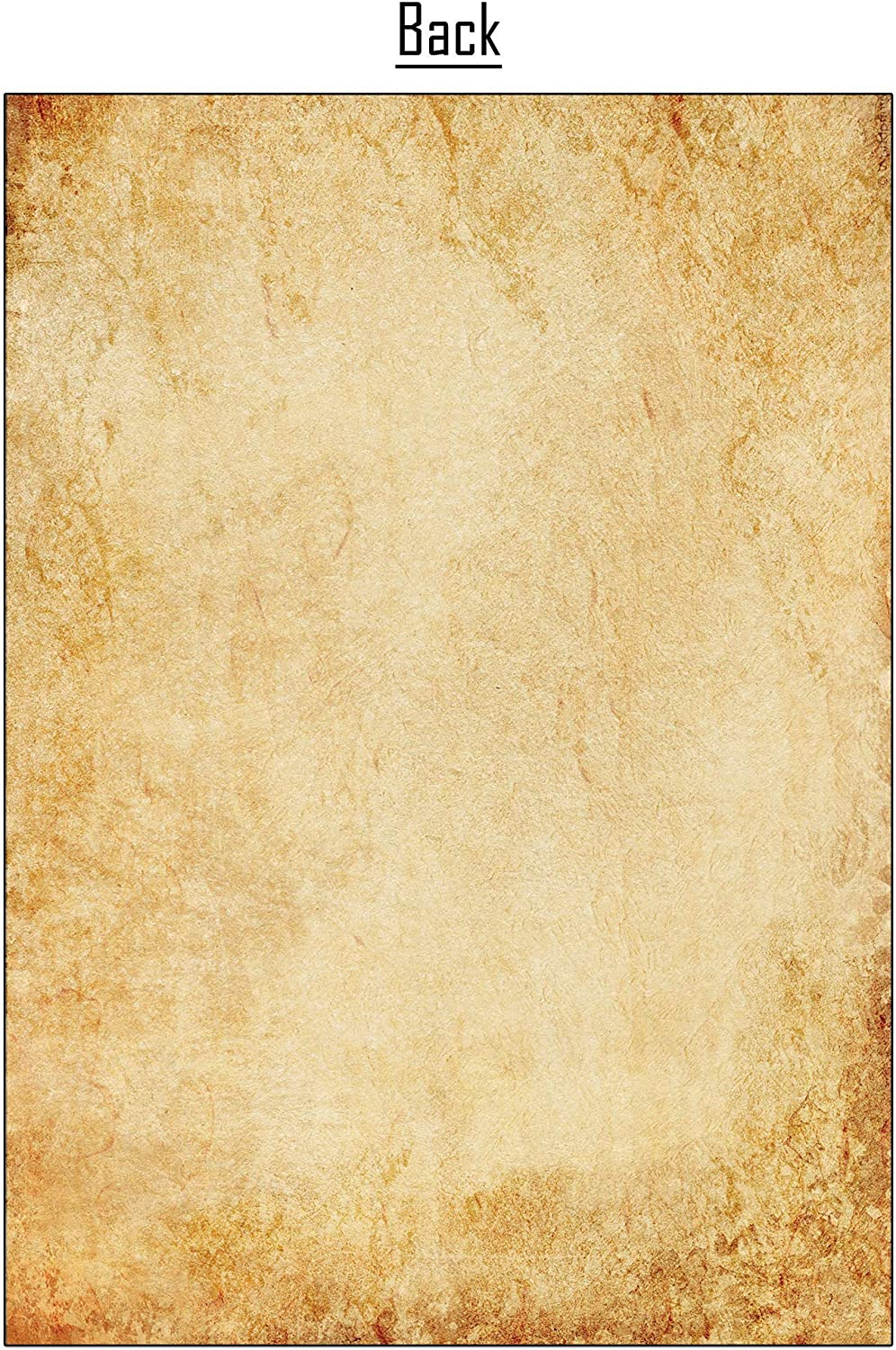 50 Sheets of Old Looking/Vintage Design Paper DIN A4. Great for Vintage Invites and Letters