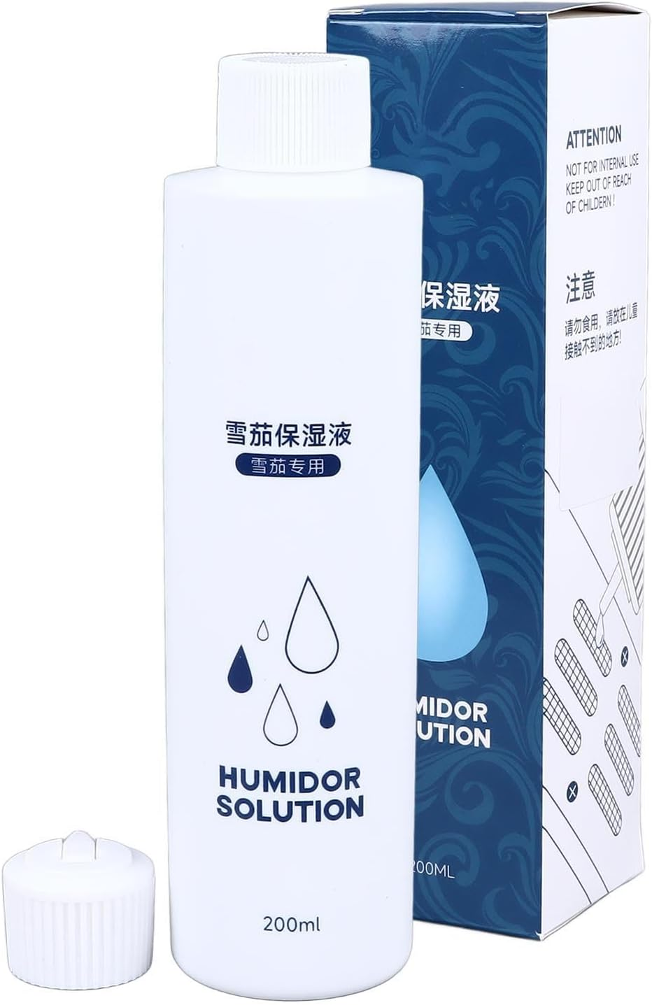 Ejoyous Cigar Humidor Solution (7Oz/Approx.198G) Propylene Glycol Formula, Stabilizes 70% RH Prevents Drying Preserves Flavor, Fits Travel/Cabinet Humidors