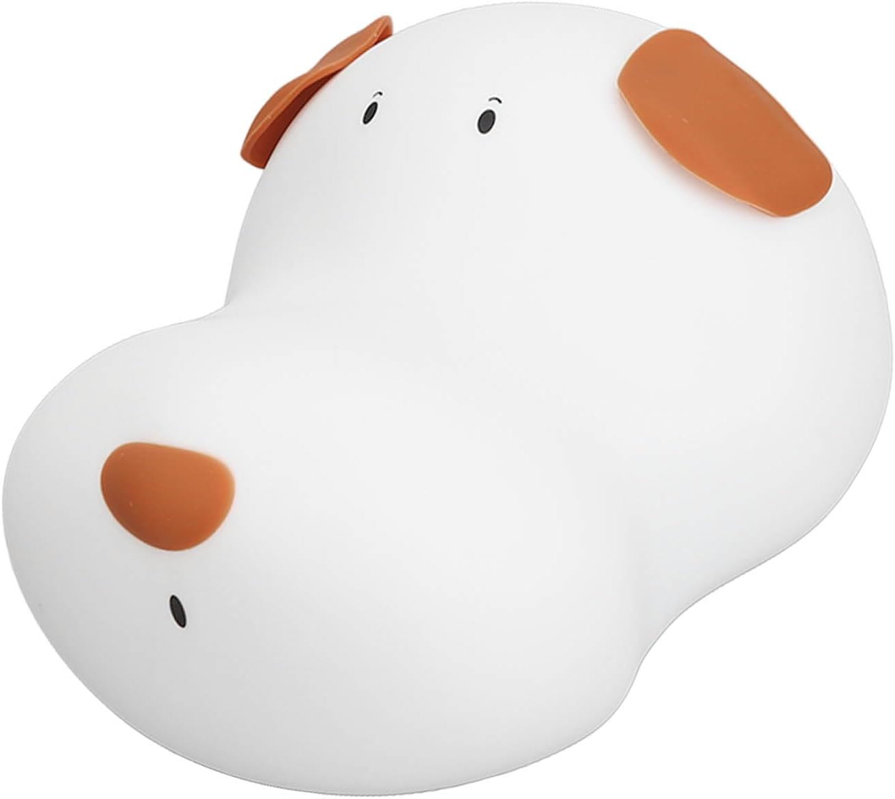 Cute Silicone Dog Night Light Color Changing Lamp for Kids Bedroom