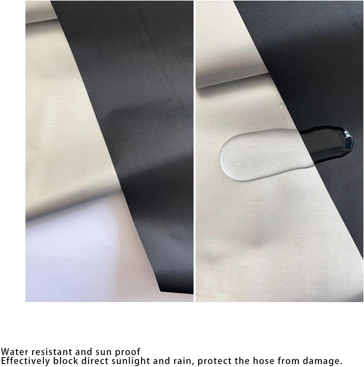 Omabeta 1PCS Wall Mounted Hose Reel Cover,Retractable Hose Reel Protective Cover, Water Resist Sunproof for Garden Tools Accessories, 23.6X17.7X23.6"