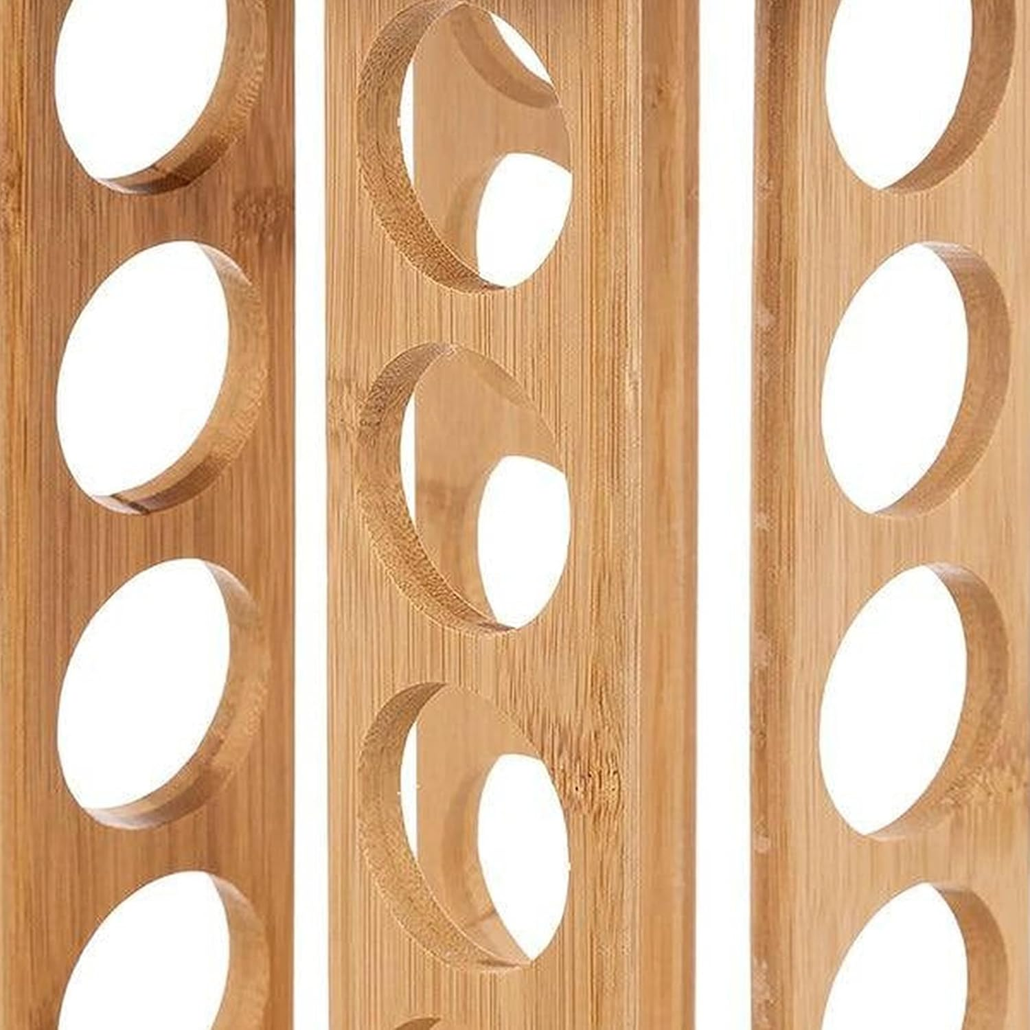 WELL HOME Rotating Spice Rack for 16 Spices Made of Bamboo image number 6