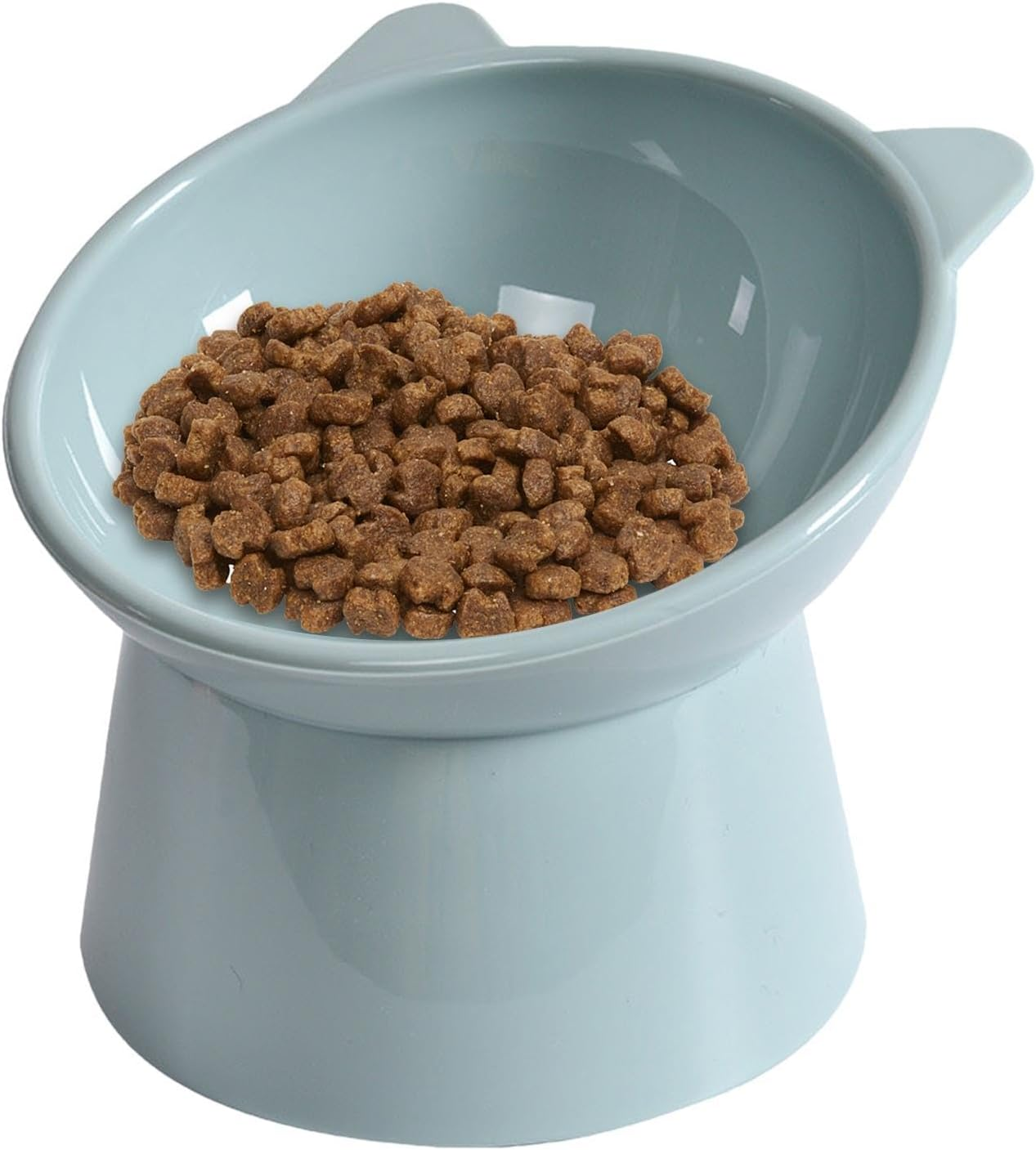 Slanted Elevated Dog Bowl, Easy to Clean Ceramic Slanted Cat Dish Pet Feeding Station, Ceramic Raised Cat Bowl, Stress Pet Feeder, Cat Water Food Bowls Pets Spine for Large Small Cats Dogs image number 5