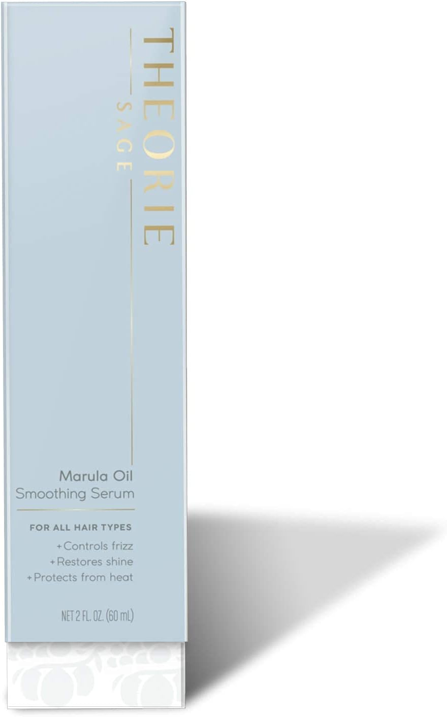 Theorie Marula Oil Hair Serum | Marula & Argan Oil Controls Frizz, Restores Shine | for All Hair Types | Including Keratin Treated and Coloured Hair | 60 Ml image number 1