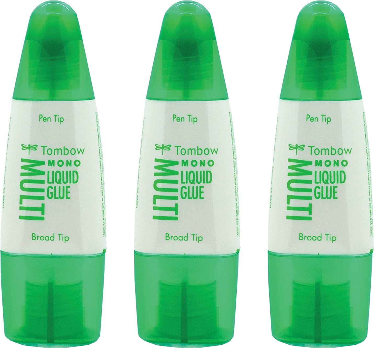 Tombow PT-MTC Liquid Adhesive Multi Talent with 2 Tips, 25 G Transparent