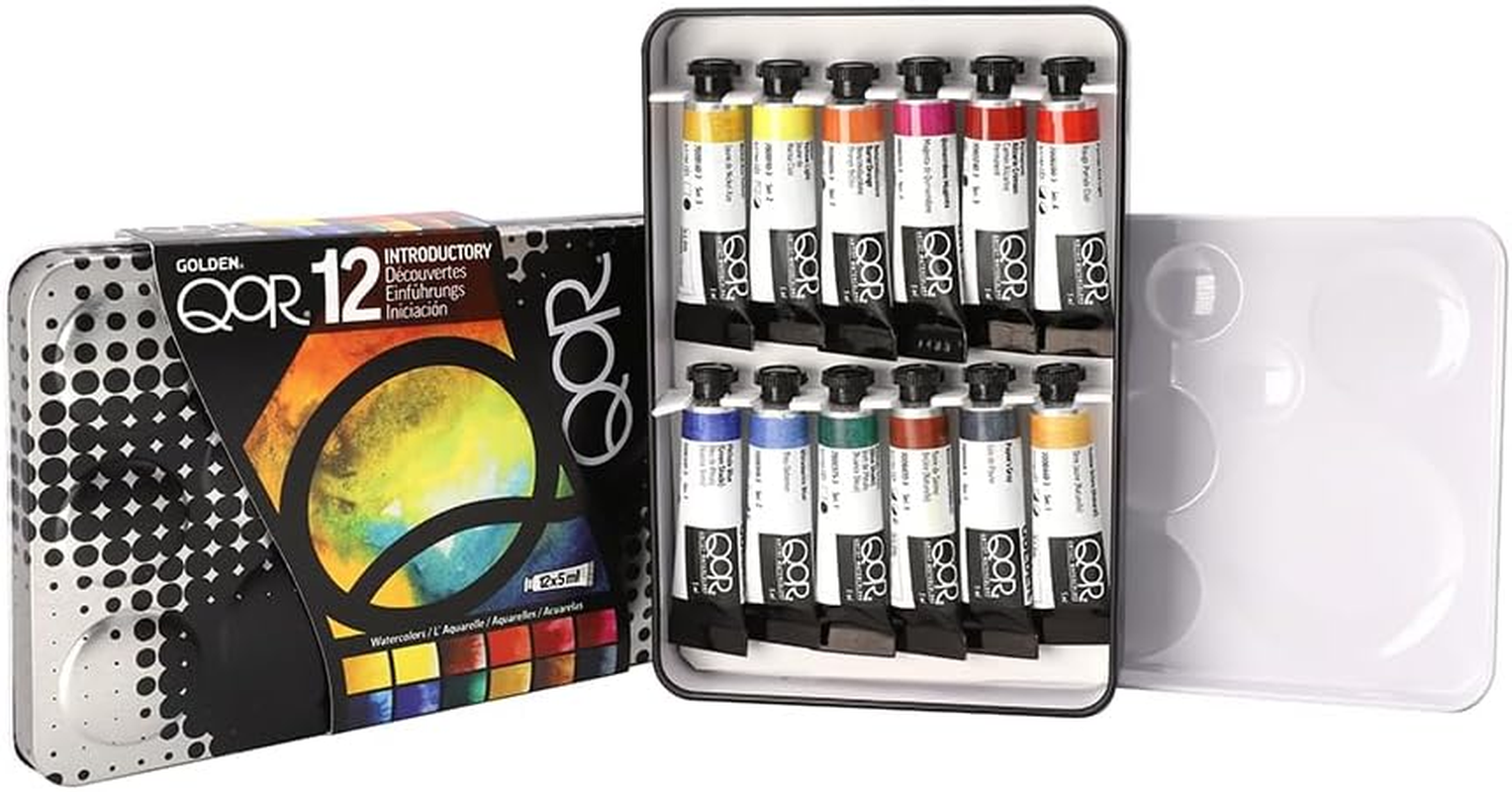 Qor Watercolor Introductory 12 Color Set image number 3