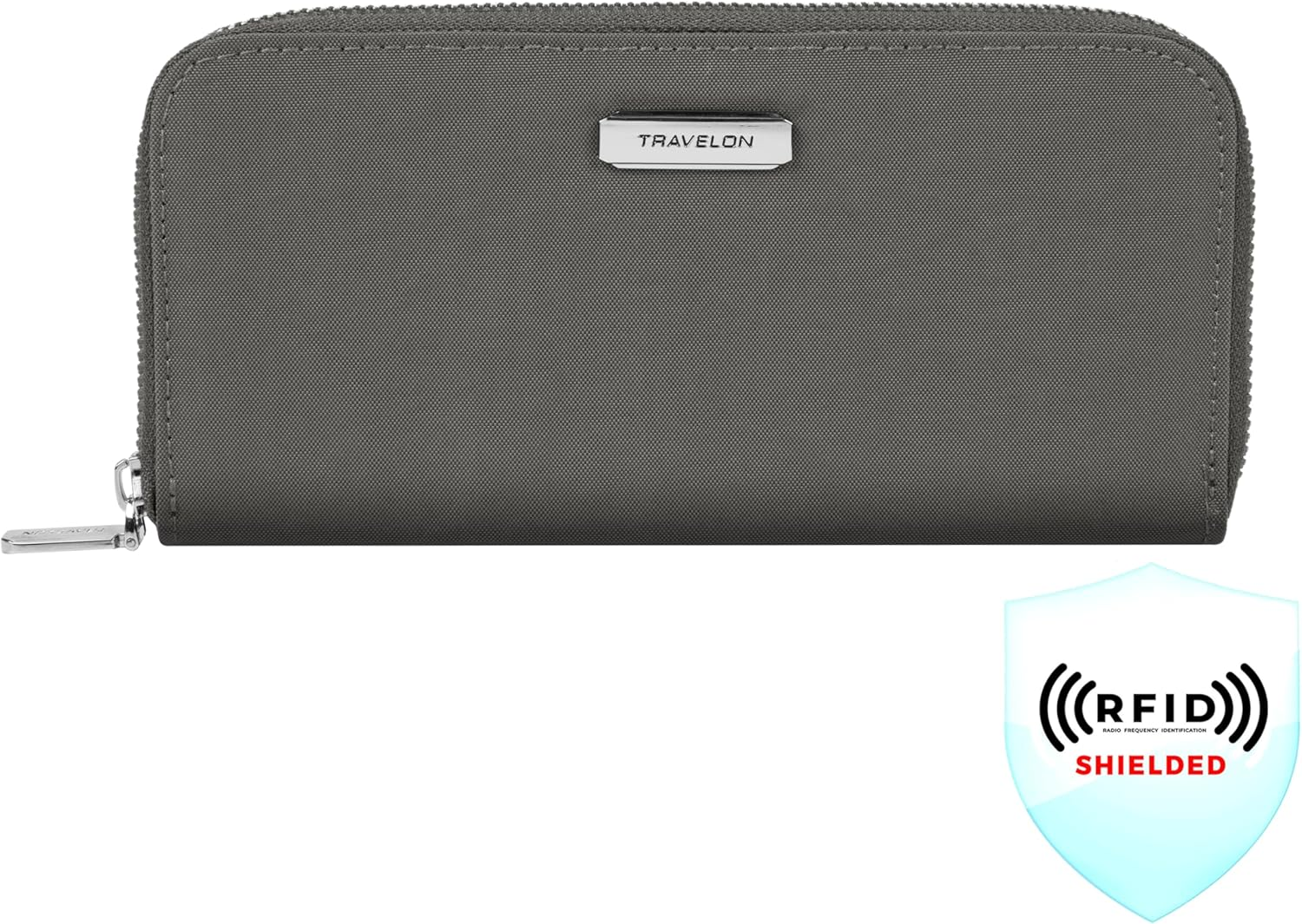 Travelon RFID Blocking Single Zip - Black image number 4
