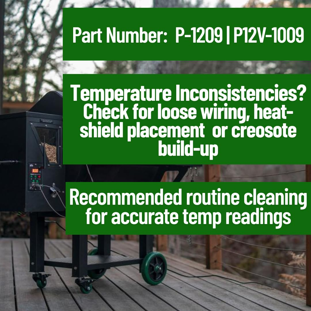 Genuine GMG, Green Mountain Grills 12V Thermal Sensor, P-1209, for Daniel Boone, Jim Bowie, Ledge, Peak Prime and Prime plus Pellet Grill Models image number 2