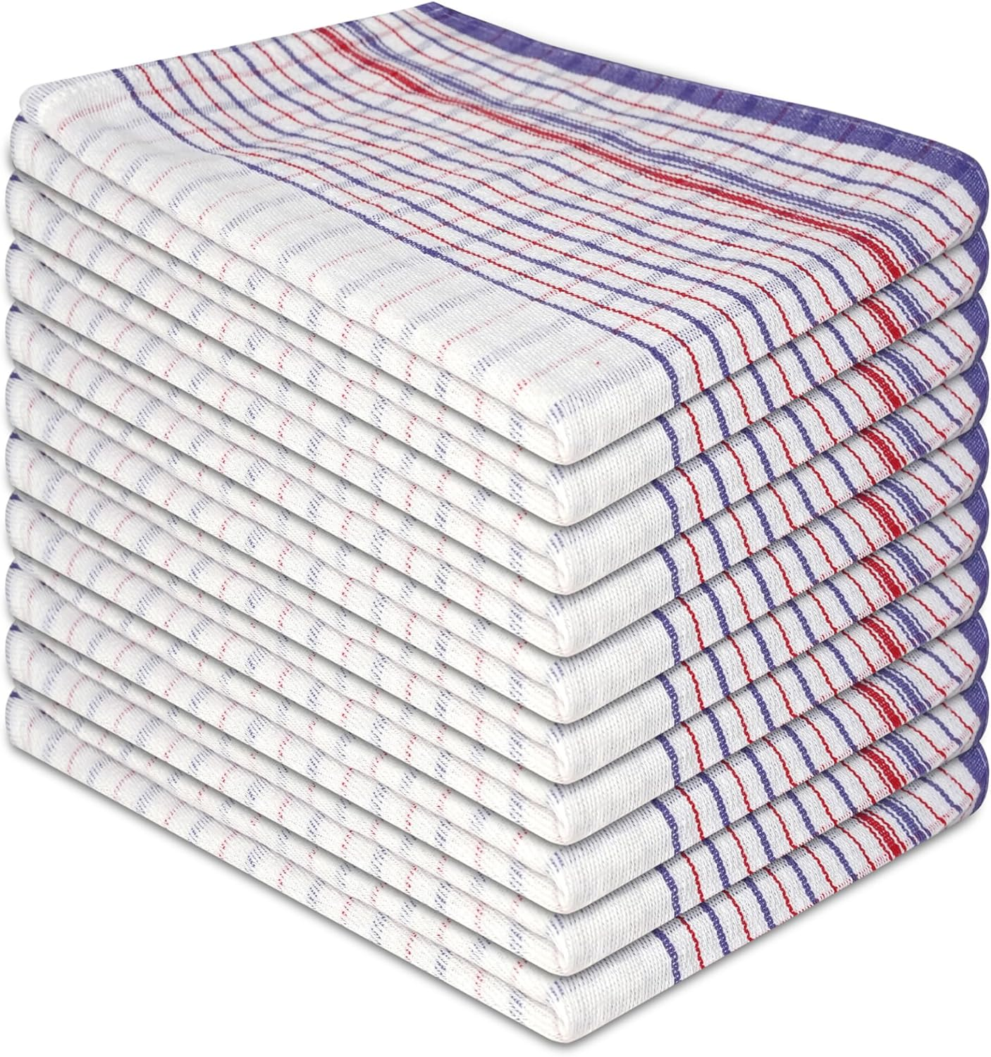 GABA 50Pcs Luxury Tea Towels Jumbo Size 50X70Cm Commercial Grade Heavy Duty 100% Cotton