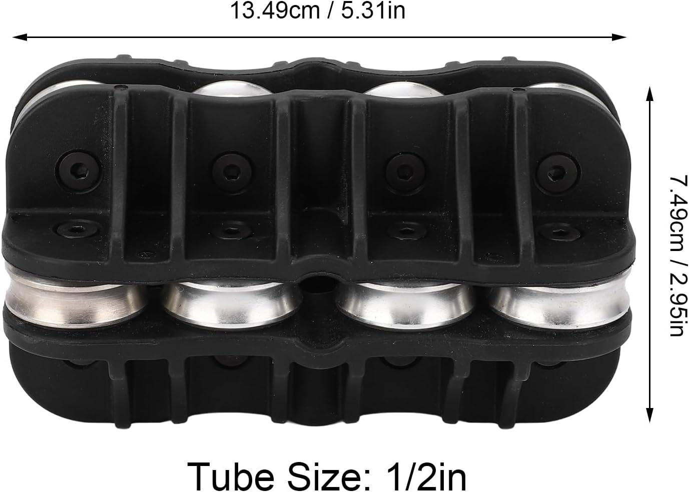 1/2 Inch Handheld Pipe Straightener with Excellent Grip, Improved Flow for Steel, Stainless Steel, Copper, Aluminum Tubes