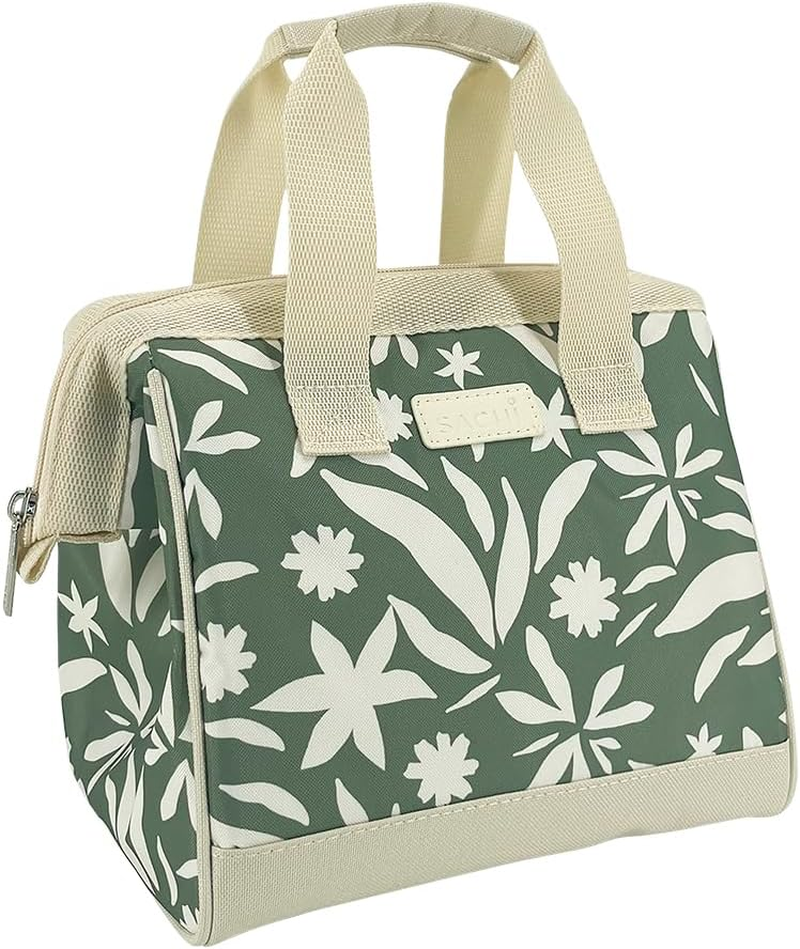 Sachi 'Style 34' Insulated Lunch Bag - Sage Wildflower image number 3