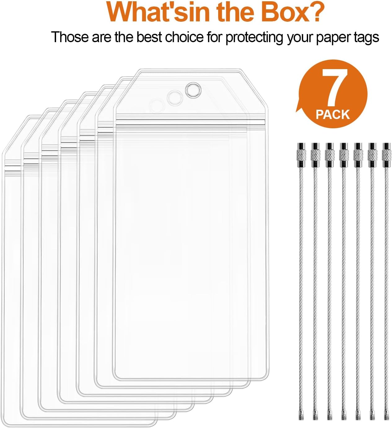 COZY CORE 7 Pack Cruise Luggage Tags for Cruise Ship Essentials for Carnival, NCL, Princess, MSC Cruise Ships image number 5