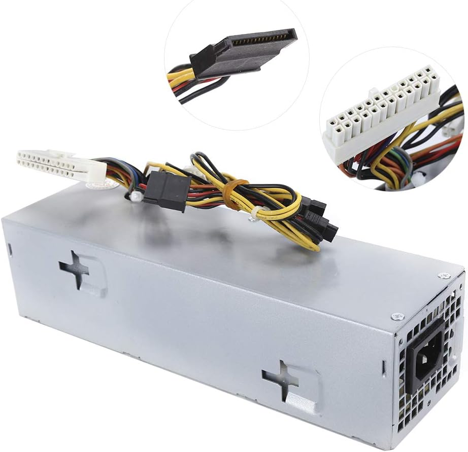 240W Replacement Power Supply for DELL Optiplex 3010 7010 9010 SFF/390 790 990 SFF, Strong and Sturdy