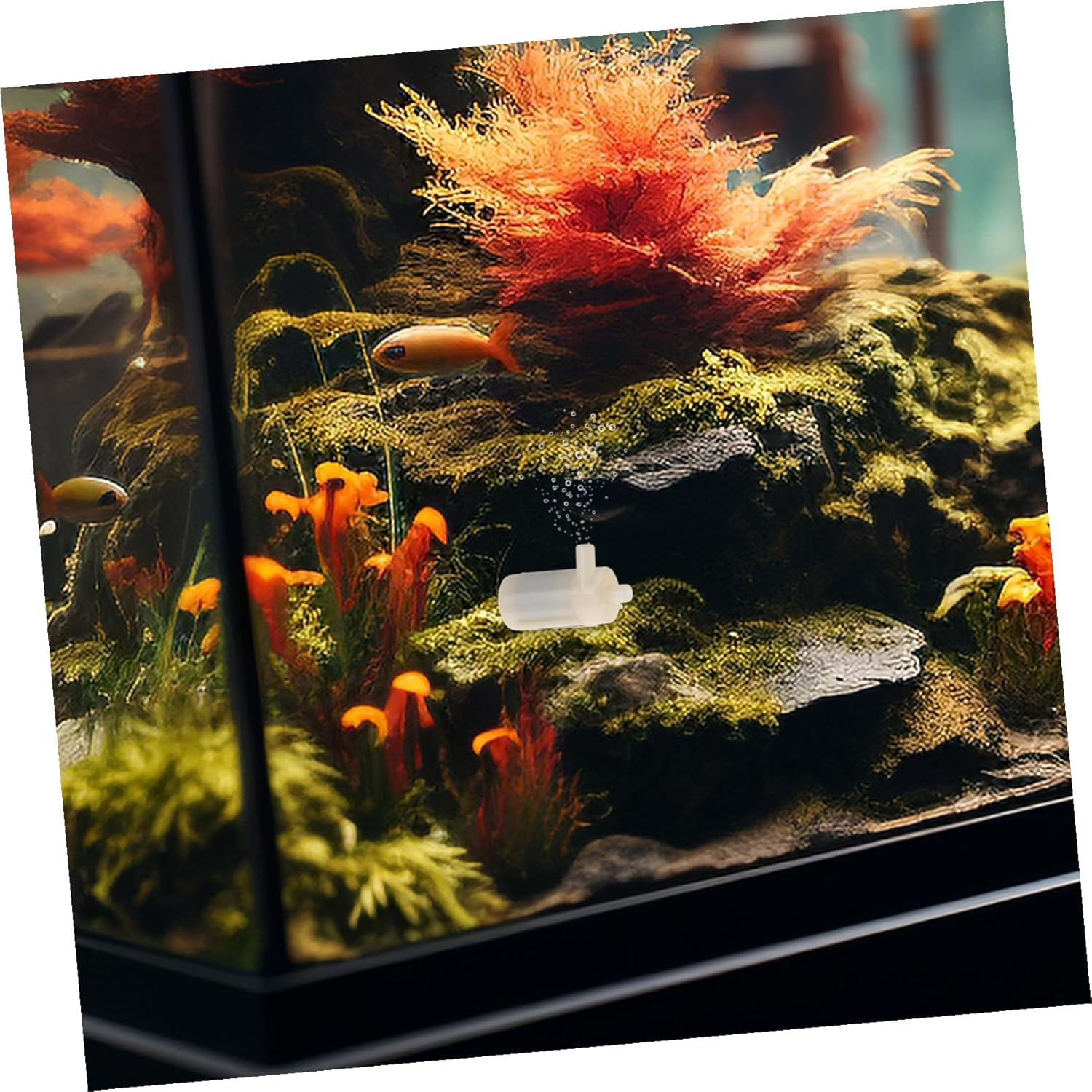 CLISPEED Mini Submersible Water Pump USB Powered Quiet Low Voltage Plastic Fountain Pump for Aquariums Fish Tanks Ponds Hydroponic Systems with Dual-Use Cable image number 1