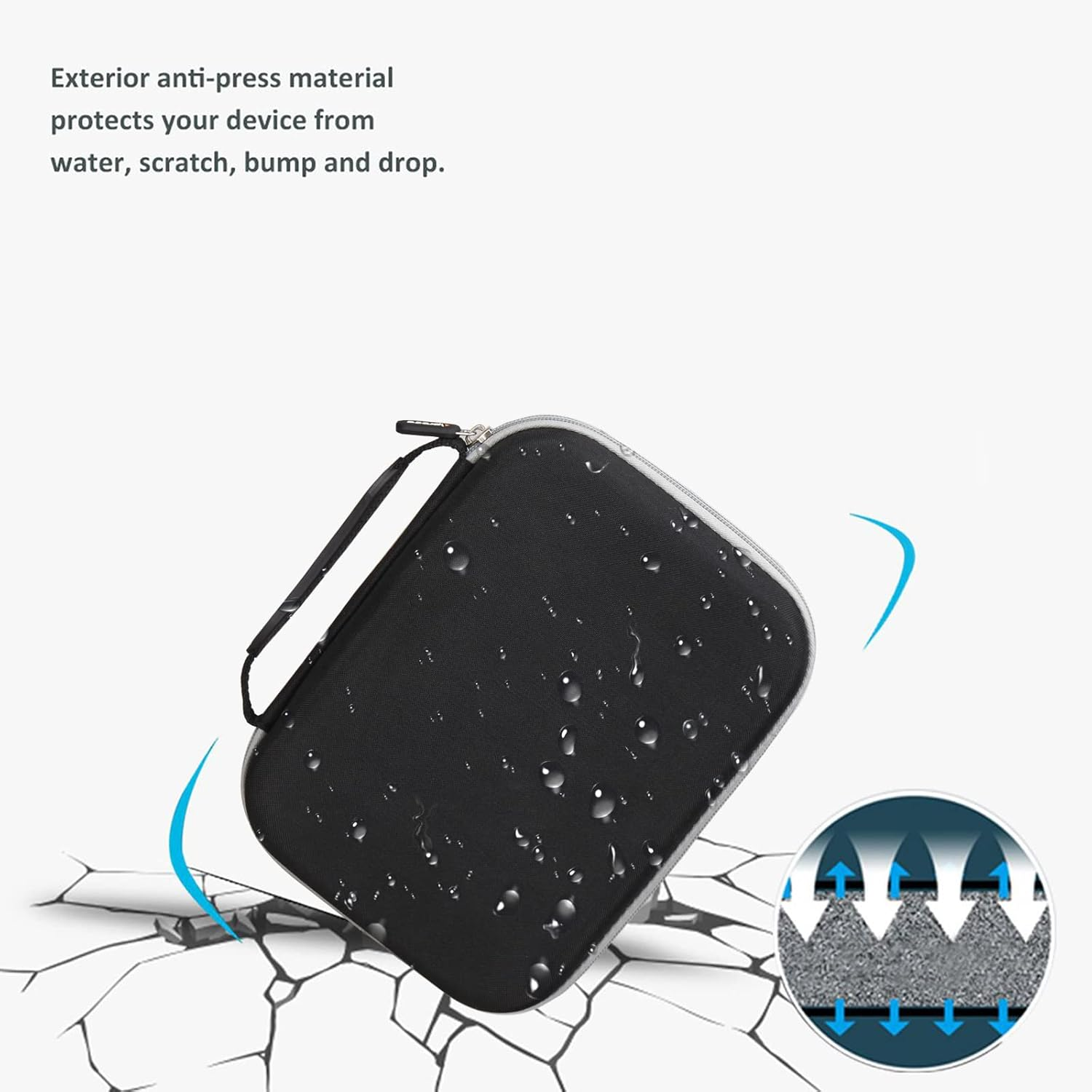 Aproca Hard Travel Storage Case Compatible with Leapfrog Epic Academy Edition (Black) image number 3