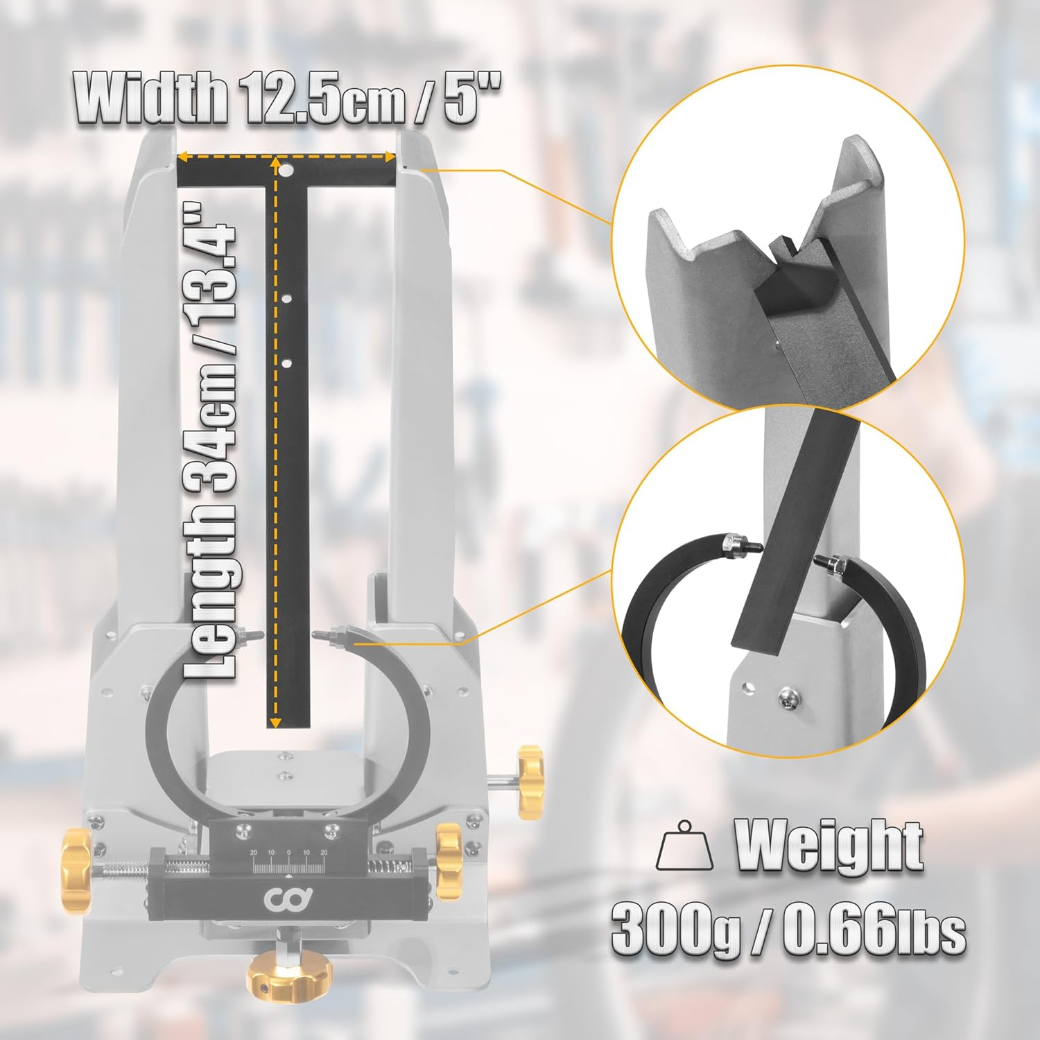 Cyclingdeal Bicycle Centering Gauge for Wheel Truing Stand - Professional Bike Centering Maintenance Tool for Precision Rim Alignment image number 2