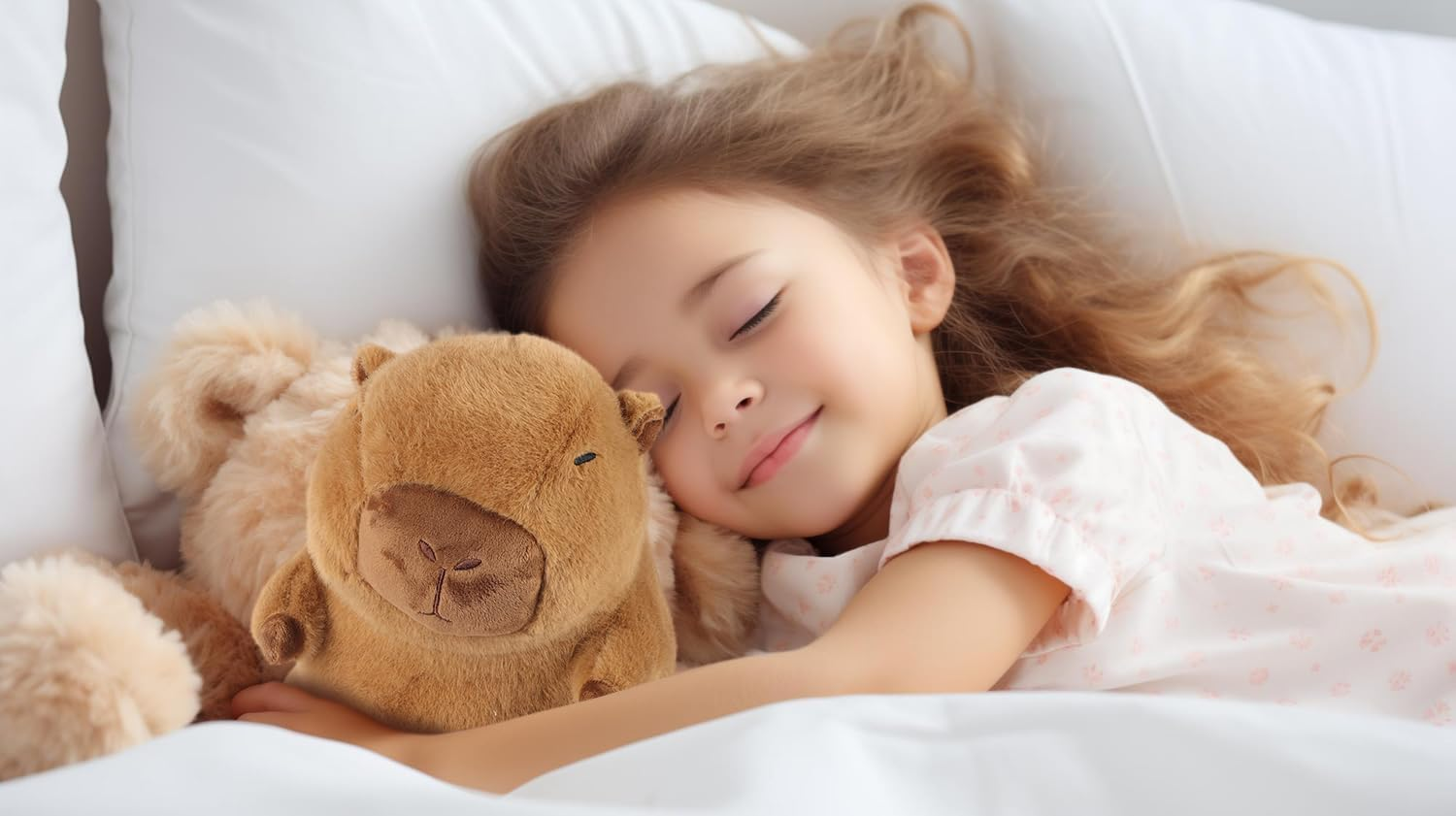 13 Inch Cute Capybara Plush with Turtle Backpack Soft Capibara Stuffed Animals Plushies Toys Hugging Gifts for Kids, Brown image number 2