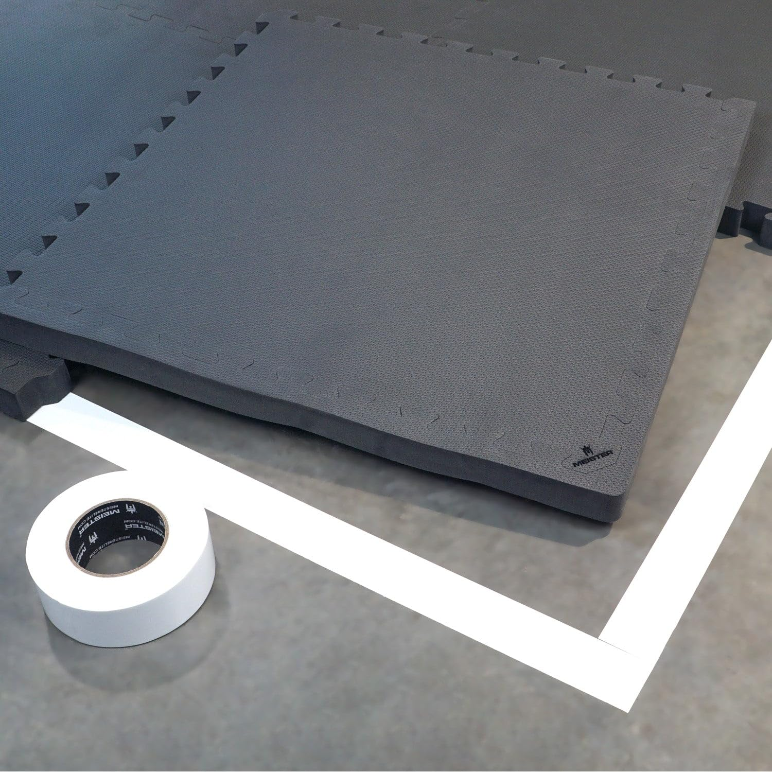 Meister Double-Sided 2" Floor Mat Tape - Secures Exercise Mats & Rugs in Place image number 2