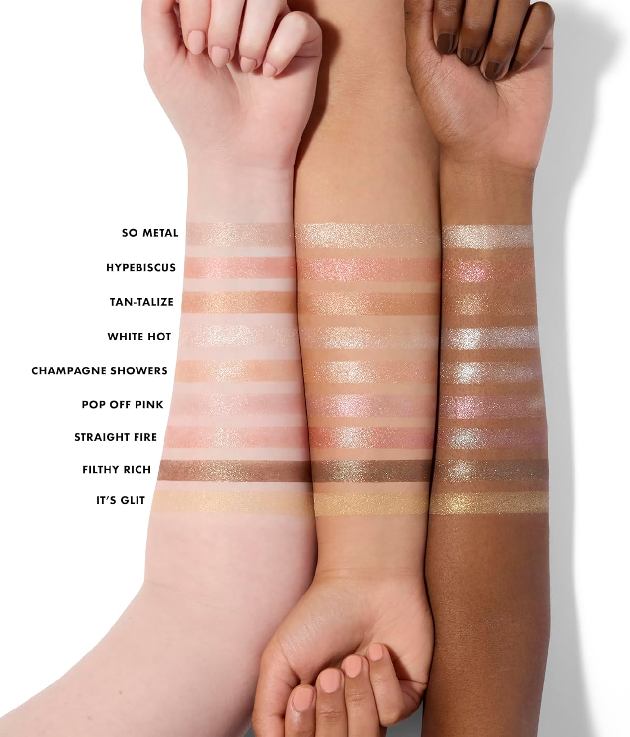 E.L.F. Fine as Fleck Glitter Eyeshadow, Long-Lasting Sheer Eye Makeup with a Shimmer Finish, Soft, Smooth Formula, Vegan & Cruelty-Free, Straight Fire