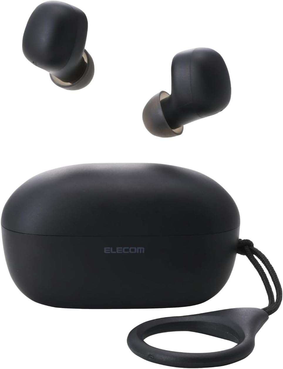 Elecom LBT-TWS19CSPN Wireless Earphones, Bluetooth 5.2, Earplug Type, Lightweight, SBC Compatible, 4.5 Hours of Continuous Playback, Touch Sensor, Automatic Pairing, Fully Wireless, Type-C Charging