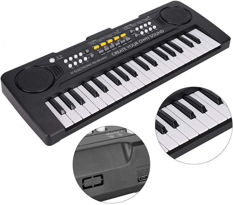 Musical Instrument 37-Key Portable Electronic Keyboard, Electric Piano, USB for Kids Children(Bf-420)