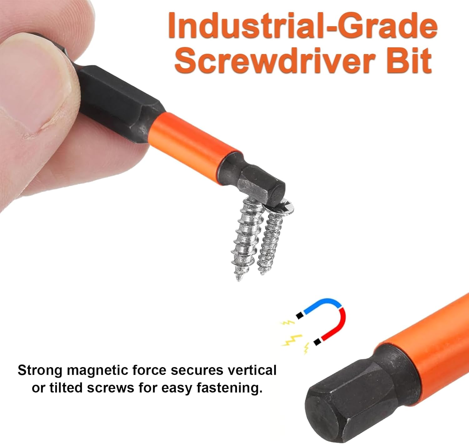 Rhoyee 7-Piece Magnetic Allen Wrench Drill Bit Set, 1/4&rdquo; Hex Shank, 2&rdquo; (50Mm) Long S2 Steel Impact Hex Screwdriver Bits, Metric & SAE Sizes, Durable Power Tool Set for Automotive, DIY & Home Repairs image number 1