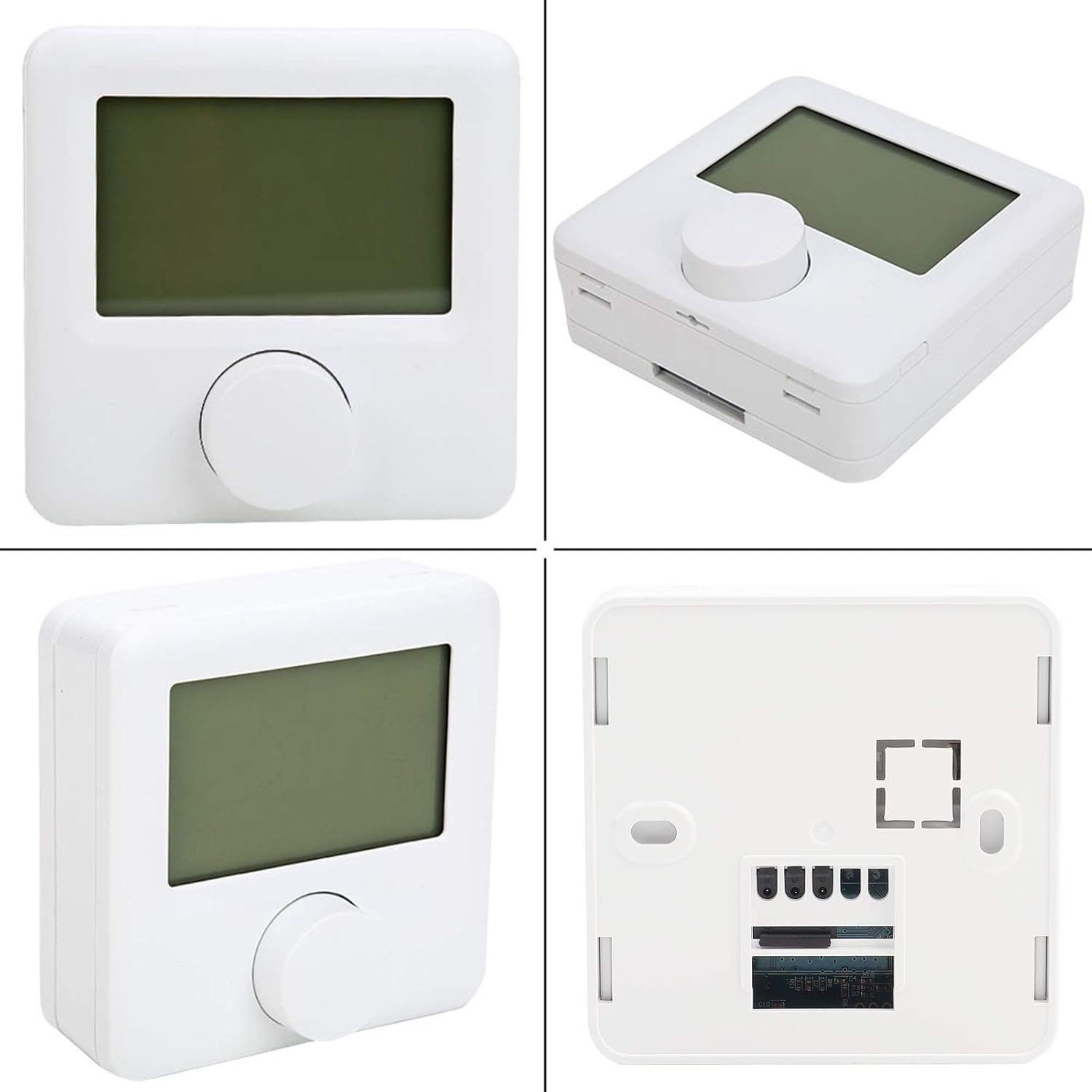 Tnfeeon 2 Wire Digital Room Thermostat, Large LCD Display Temperature Controller, Programmable Heating Control for Home Office image number 3