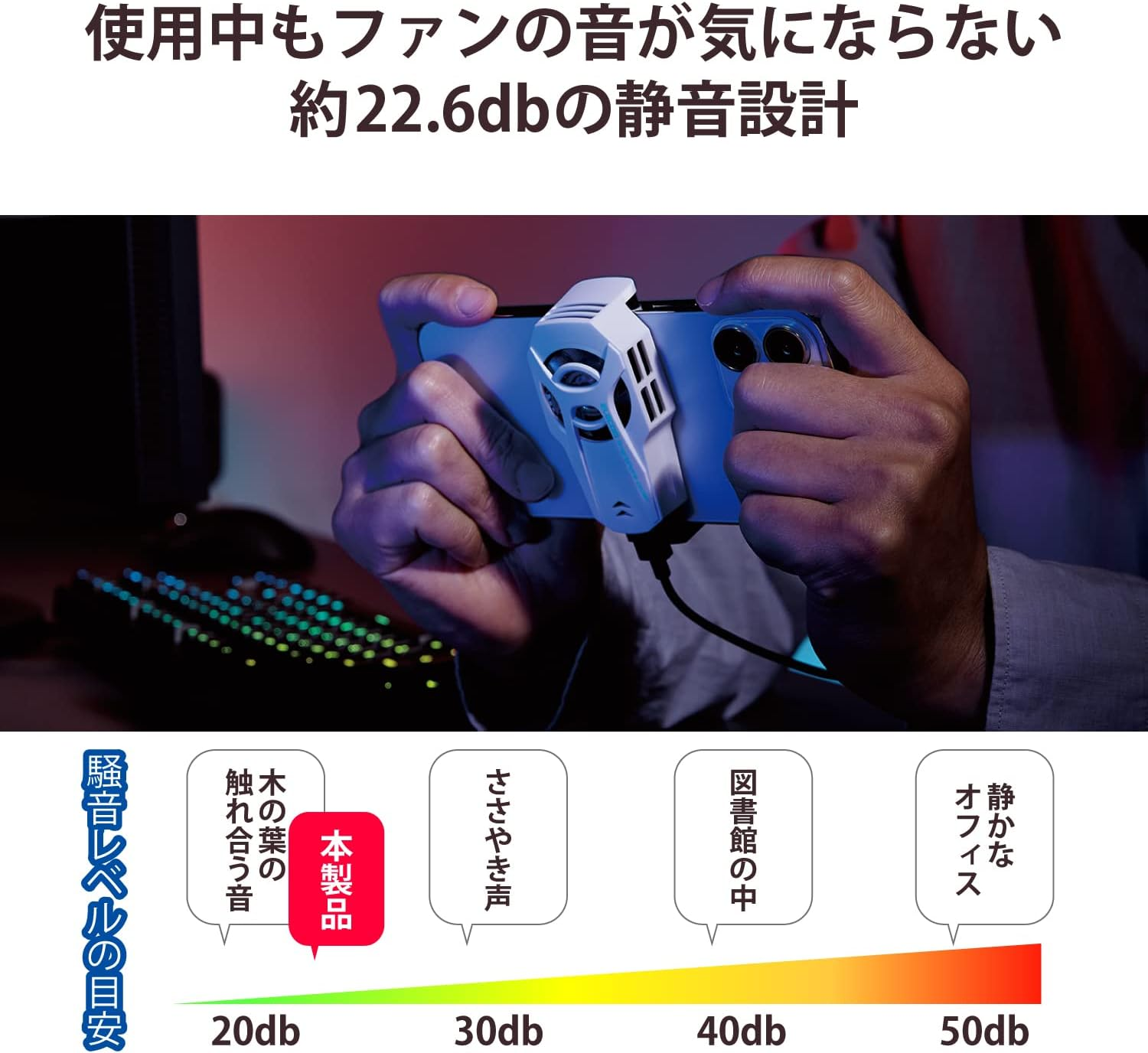 Elecom P-CLPL01WH Smartphone Cooler, Peltier Type, Cooling Fan, Compact, Lightweight, USB-C Power Supply, Prevents Heat Rising during Games and Video Shooting, White