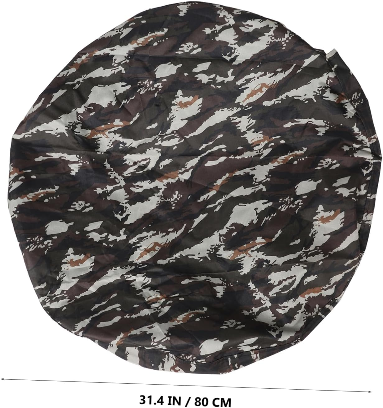 Beatifufu Spare Tire Wheel Protectors Oxford Cloth Camo Tire Cover Uv Protection Fit for SUV Rv Travel Outdoor image number 5