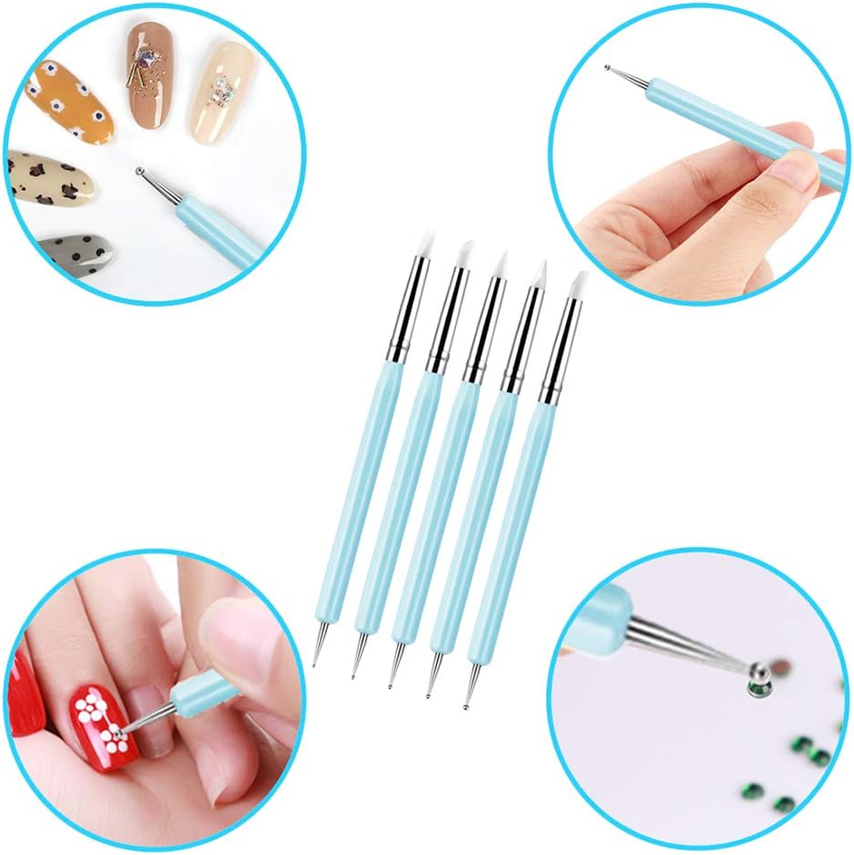 53PCS Mandala Dotting Tools Set for Painting Rocks,Mandella Art and Drafting Art Supplies image number 4