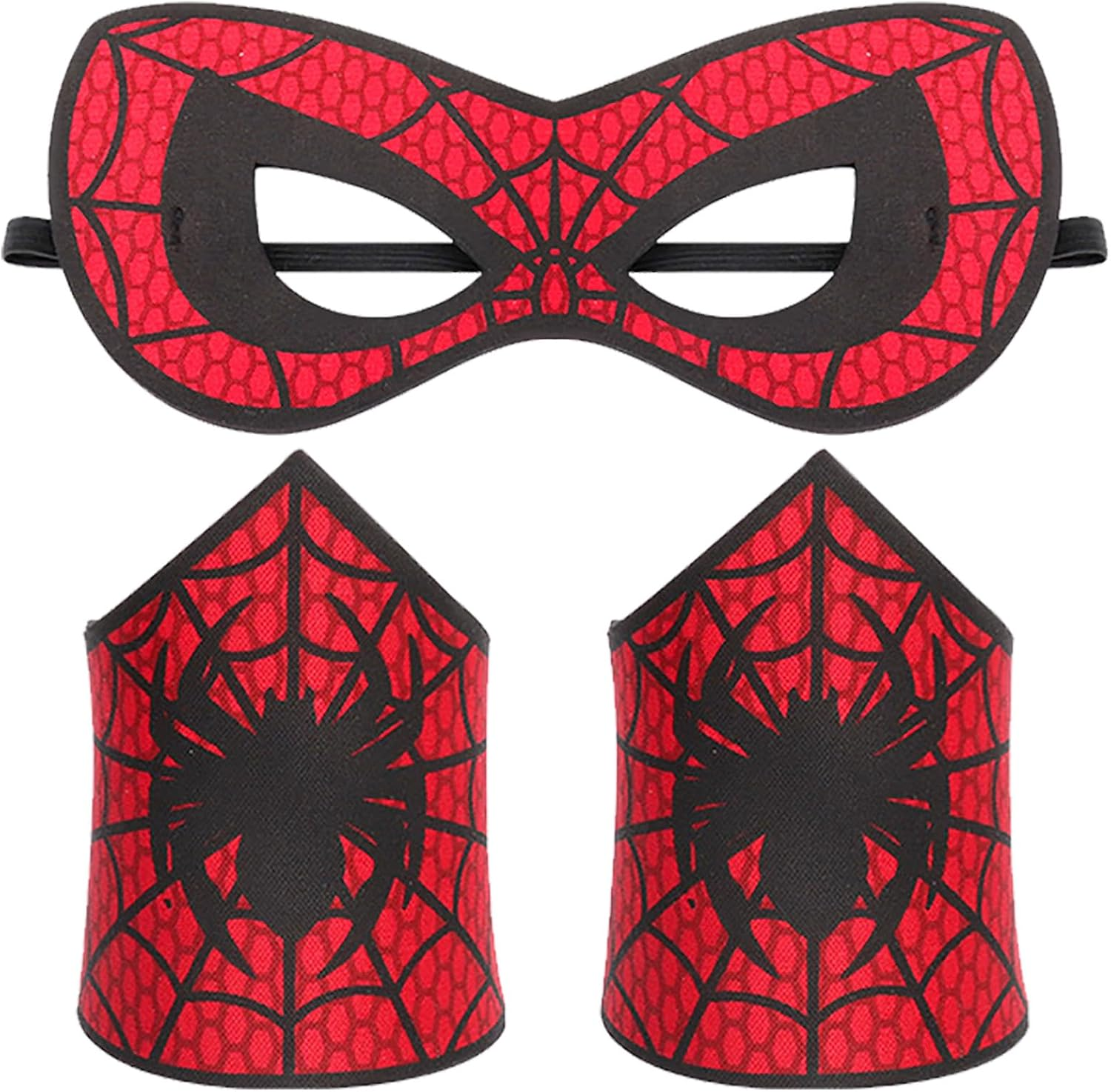 Pper-Jie Spider Mask for Kids Halloween Spider Costume Masks with Wristbands for Boys Party Cosplay image number 4