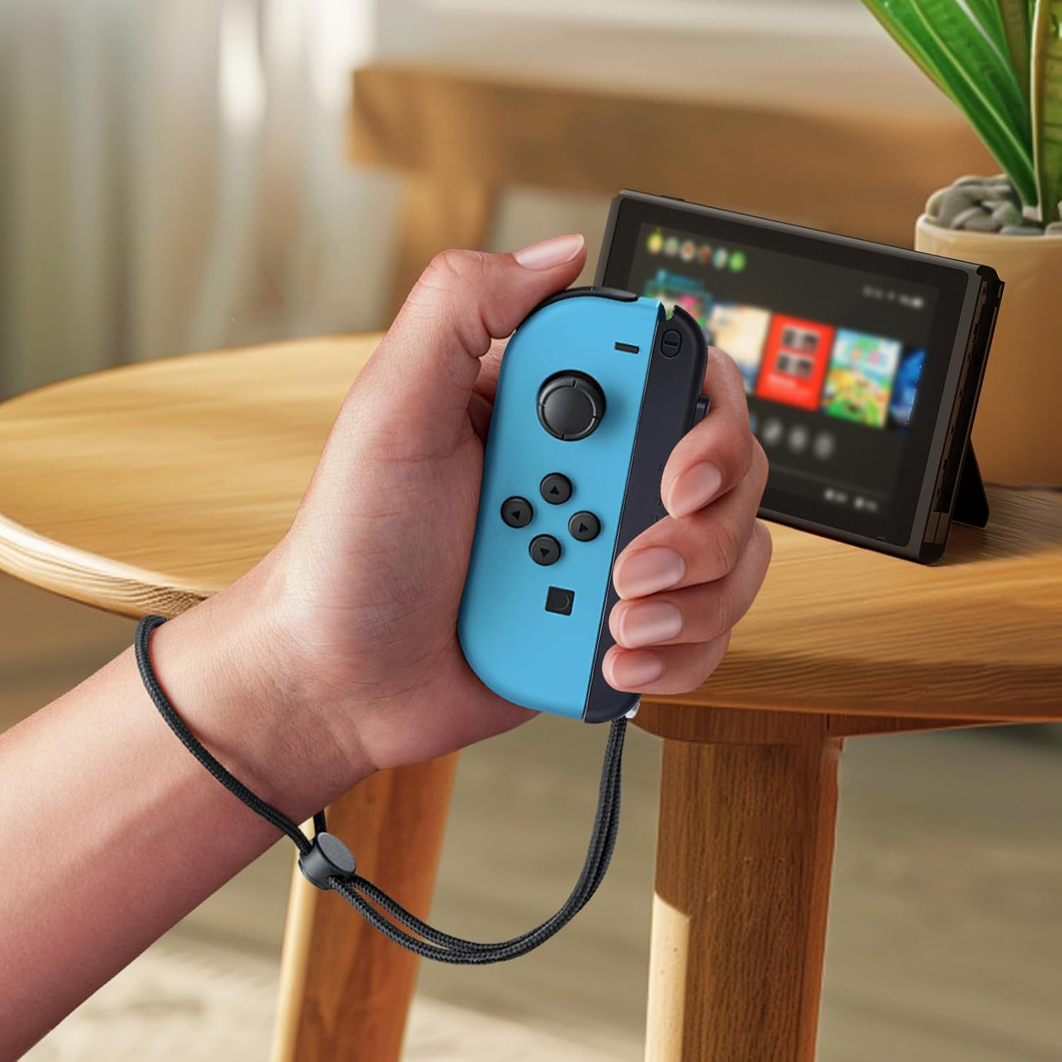 Wrist Strap Controller, 2 Pcs Adjustable Controller Straps Game Controller Wrist Strap Lanyard Replacement Parts for Joypad image number 6