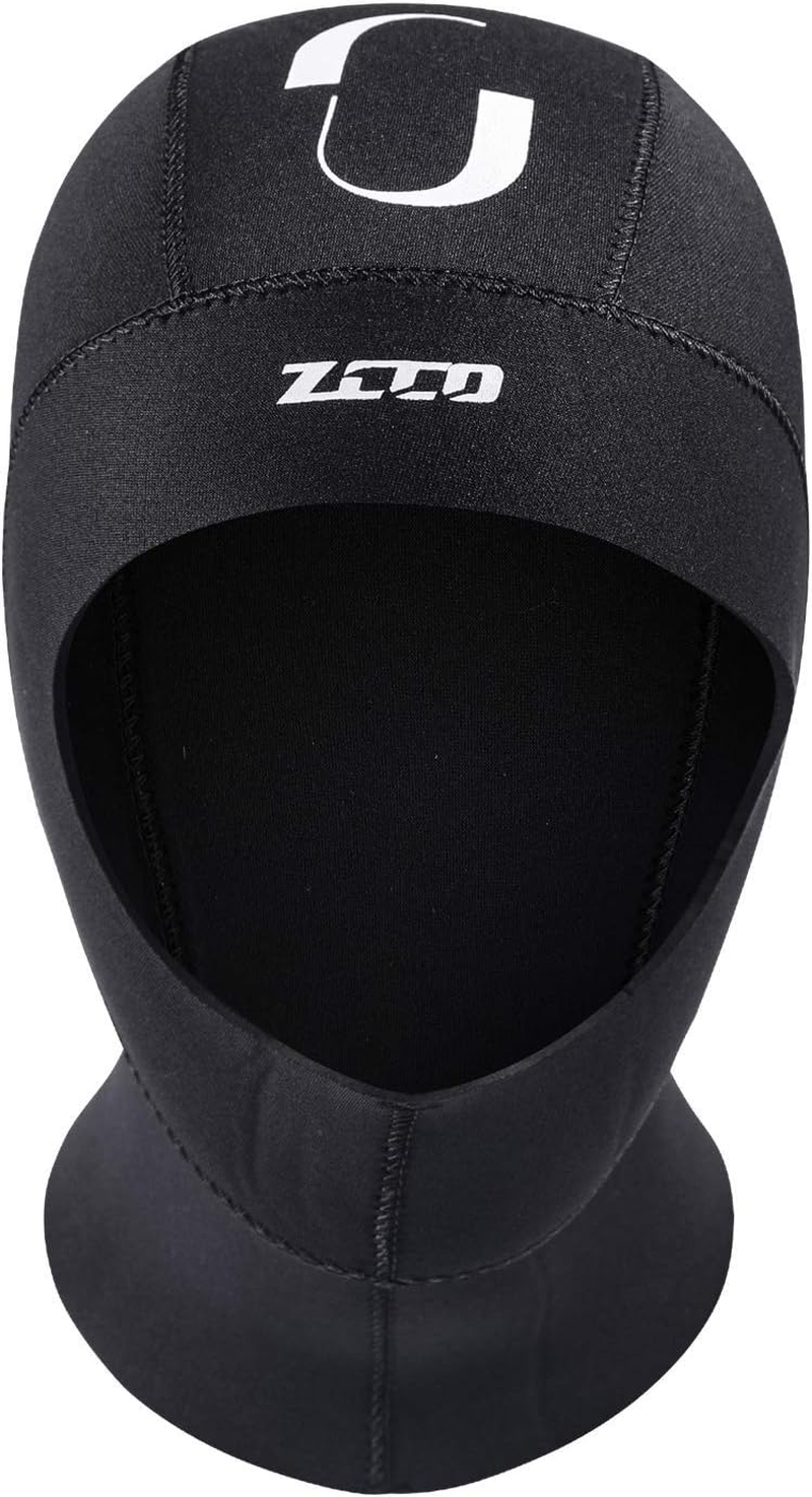 ZCCO Scuba Diving Hood 3Mm/5Mm Neoprene Wetsuit Hood Durable Stretchable Diving Cap, Surfing Thermal Hood for Snorkeling Kayaking Sailing Canoeing Water Sports &hellip; image number 5