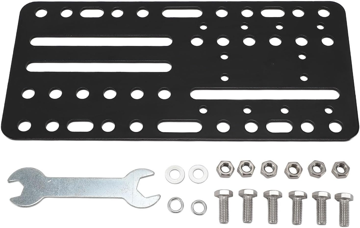 Desk Chair Mount Bracket Plate, USB Handbrake Plate Hole Adapter Plate for G25/27/29 T5004 Bit Pc USB Handbrake,Sim Racing Shifter,For G27 G29 Shifter,For TH8A Shifter,Etc