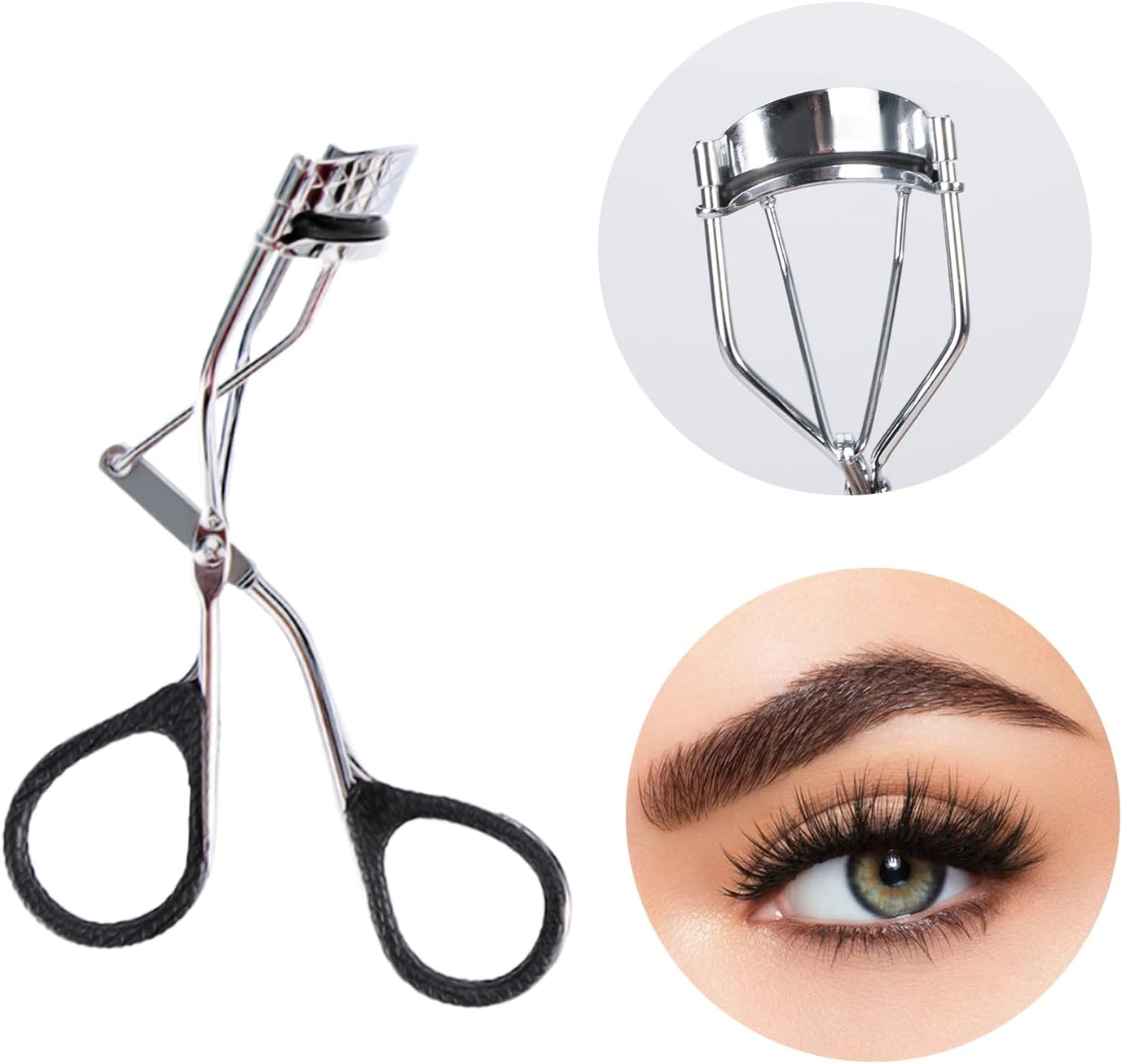 Eyelash Curler Refills Compatible with Shu Uemura,Eyelash Curler Pads 24Pcs,Silicone Lash Curler Refill Pads Compatible with Shu Uemura (Black) - Colorful image number 7