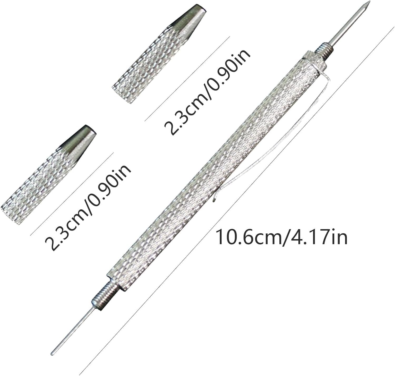 Windshield Sprayer Nozzle Needle, 2-In-1 Windscreen Washer Wiper Nozzle Adjustment Tool, Automotive Replacement Windshield Wiper Nozzles for Blockage Removal image number 6