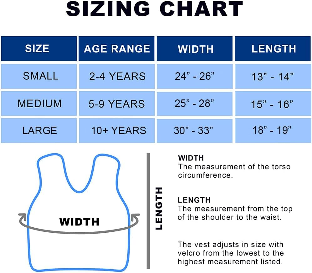 Weighted Vest for Kids with Sensory Issues(Ages 10+, Large) &ndash; Weighted Compression Vest for Children with Autism, ADHD, SPD, Sensory Overload, Includes 3Lbs Removable Weights (Black) image number 1