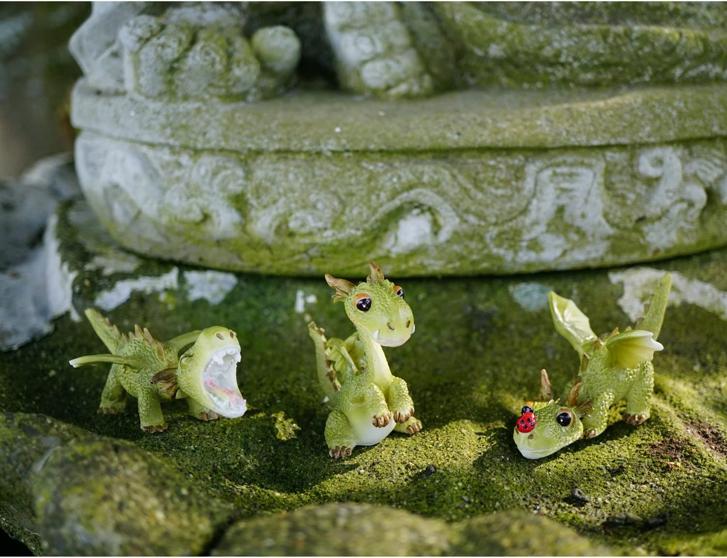 Top Collection 4412 Miniature Fairy Garden & Terrarium Mini Dragon Statue, Small image number 1