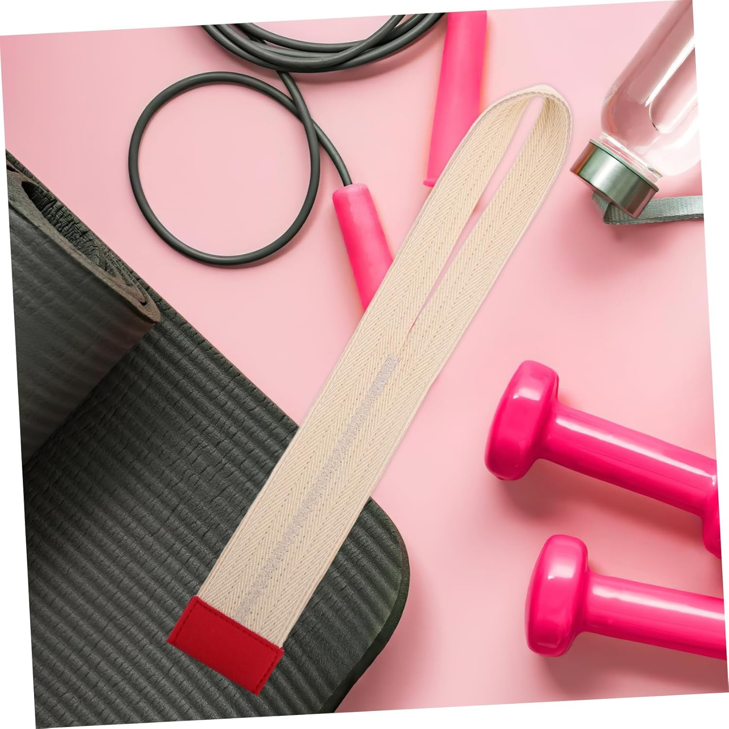 Cotton Squat and Pull-Up Assistance Lifting Bands Deadlift Belt Weight Fitness Strap Home Workout Equipment image number 4