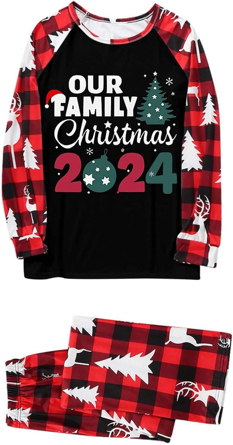 Family Christmas Pajamas Set, Matching Pjs Couple Christmas Pajamas Family Set, Holiday Matching Pajama image number 6