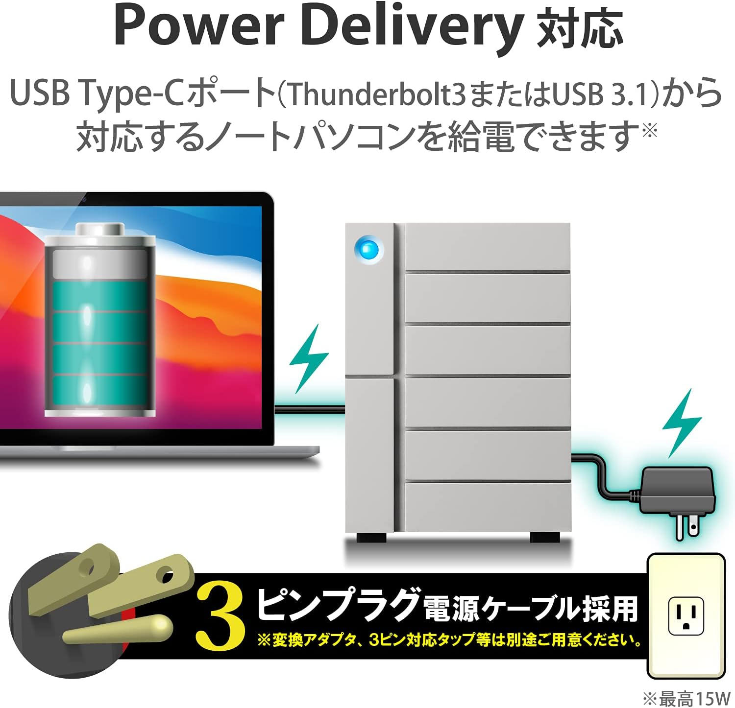 Lacie 6Big Thunderbolt3 and USB-C [Enterprise] RAID Storage, 60TB image number 2
