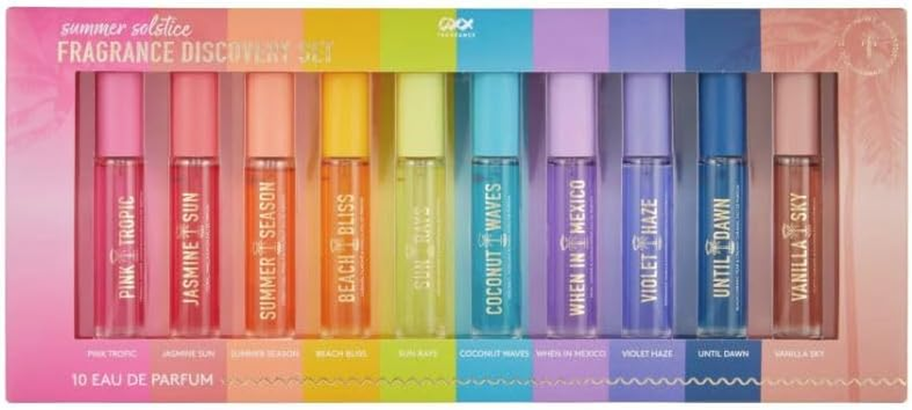 New OXX Fragrance 10 Pack Summer Solstice Fragrance Discovery Set - Featuring a Variety of Refreshing Fragrances&ndash; K01. image number 3