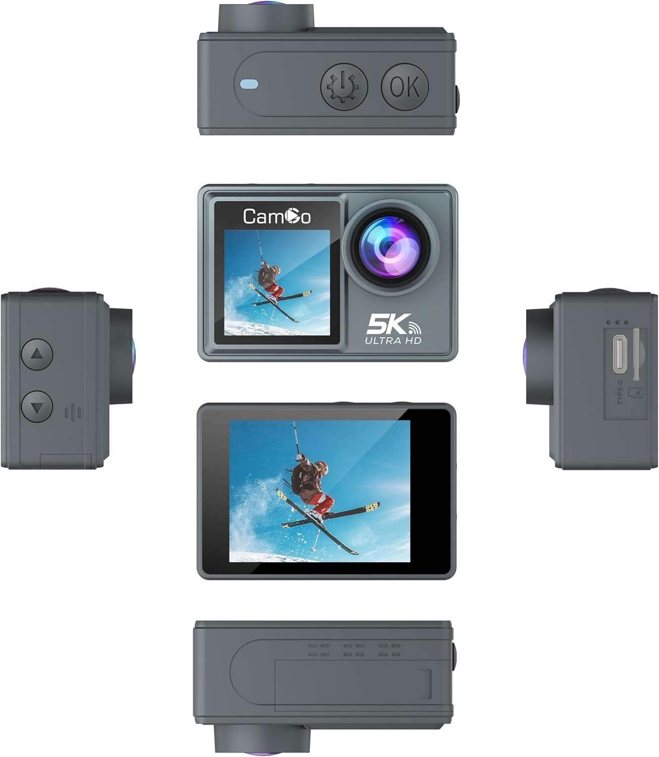 Camgo 5K 50MP Wifi Ultra HD Underwater Waterproof Camera 30M Sports Camcorder image number 6